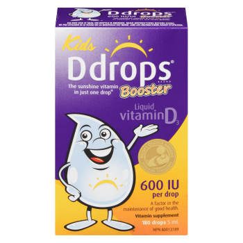 Ddrops Kids Liquid Vitamin D₃ Booster 600 IU 180 Drops 5 ml