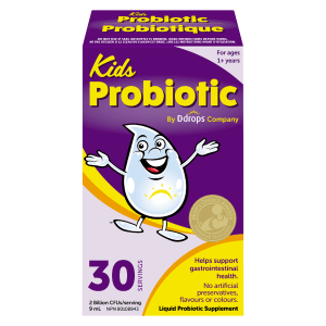 Ddrops Kids Probiotic Liquid Probiotic Supplement for Ages 1+ Years 9 ml