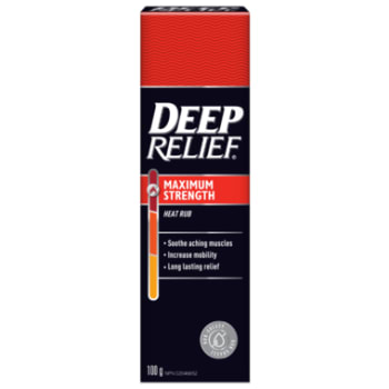 Deep Relief Ultra Strength Heat Rub 100g