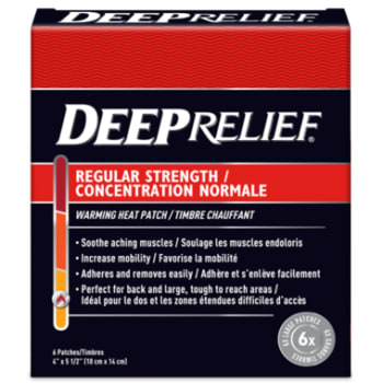 Deep Relief Warming Heat Patch 6 Count