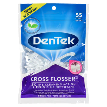 DenTek Cross Flosser Floss Picks 55 Count