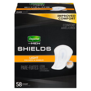 Depend For Men Shields Light 58 Count