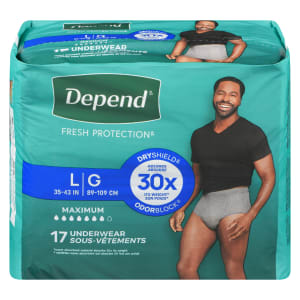 Depend Fresh Protection L Maximum 17 Underwear