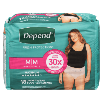 Depend Fresh Protection M Maximum 18 Underwear