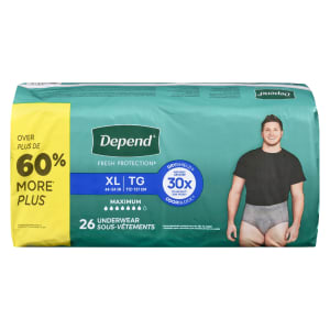 Depend Fresh Protection XL Maximum 26 Underwear