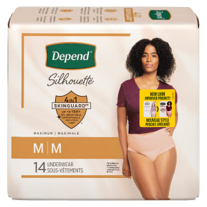 Depend Silhouette Maximum M 14 Underwear