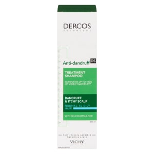 Dercos Technique Anti-Dandruff Treatment Shampoo Normal to Oily Hair 200 ml
