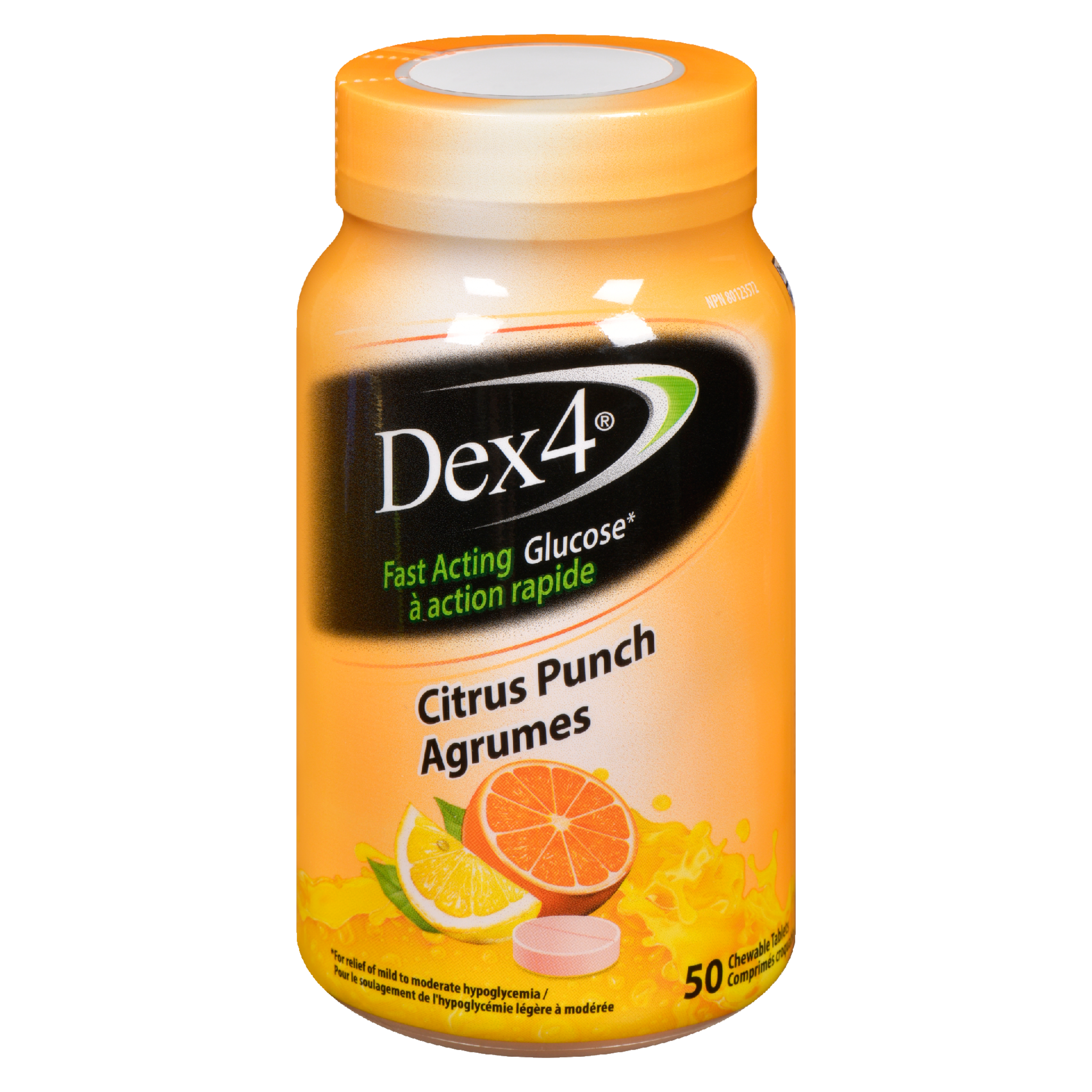 Dex4 Fast Acting Glucose Citrus Punch 50 Chewable Tablets