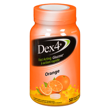 Dex4 Fast Acting Glucose Orange 50 Chewable Tablets