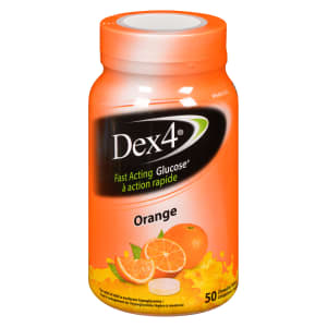 Dex4 Fast Acting Glucose Orange 50 Chewable Tablets