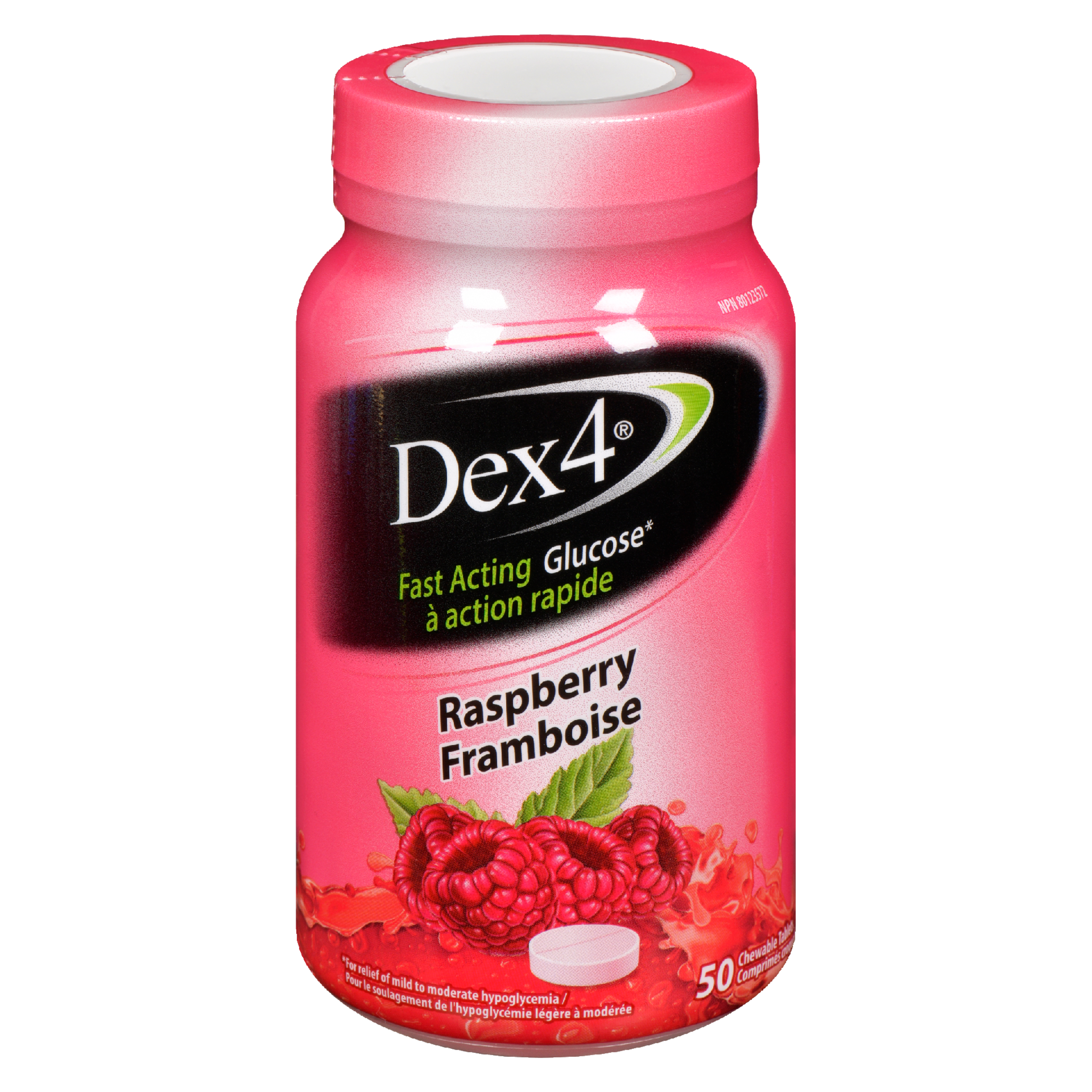 Dex4 Fast Acting Glucose Raspberry 50 Chewable Tablets