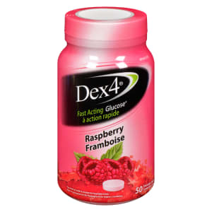 Dex4 Fast Acting Glucose Raspberry 50 Chewable Tablets