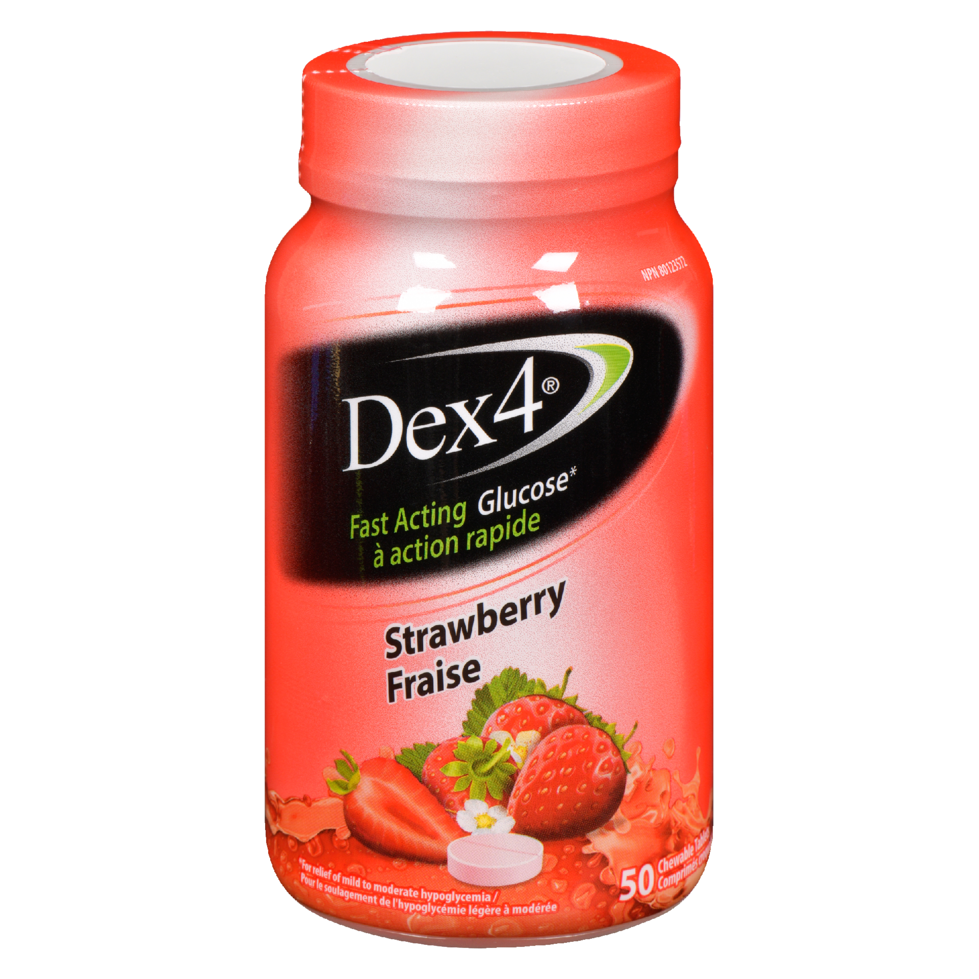 Dex4 Fast Acting Glucose Strawberry 50 Chewable Tablets