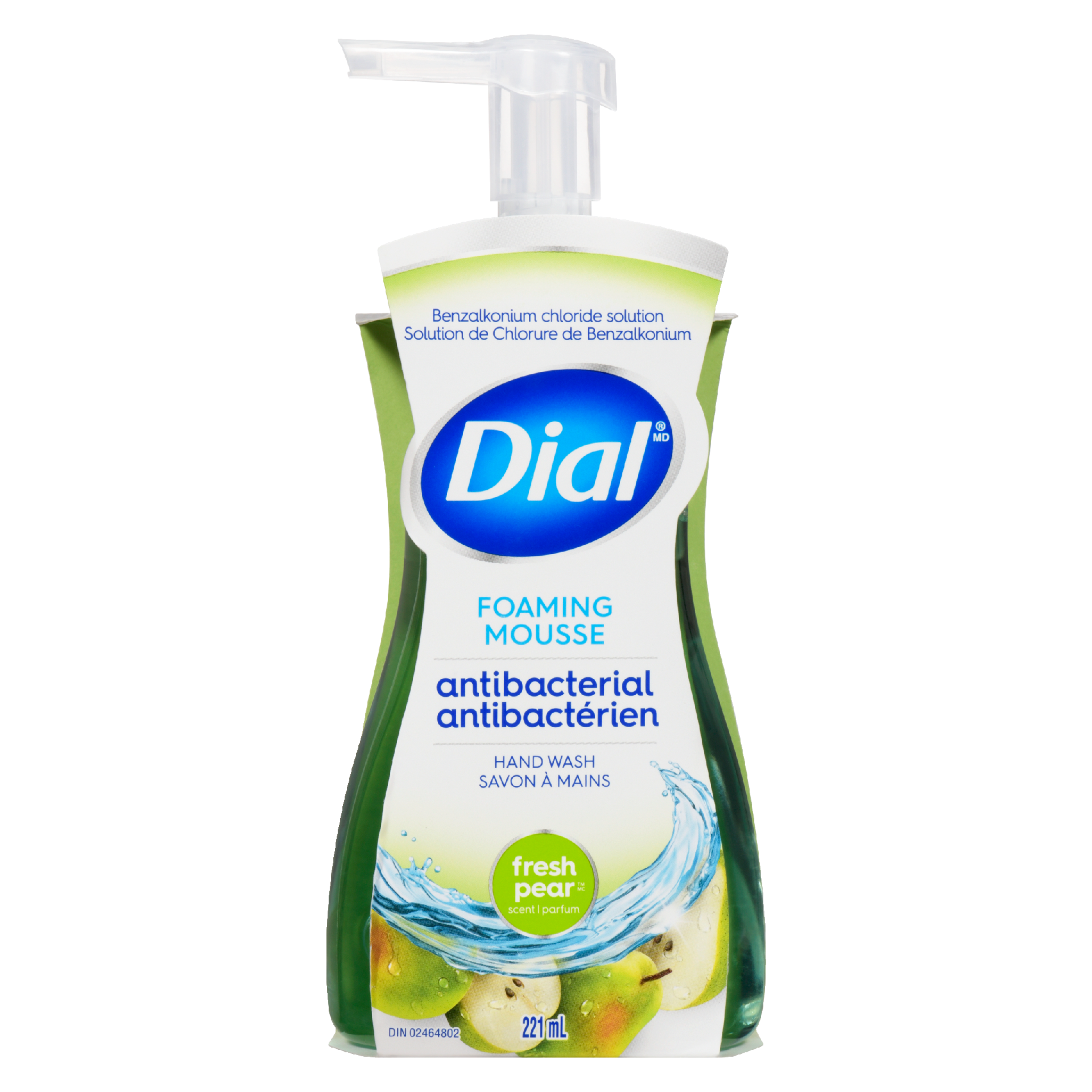 Dial Foaming Hand Wash Antibacterial Fresh Pear Scent 221 ml