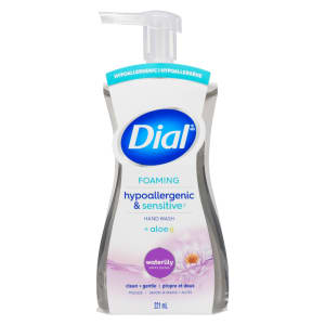 Dial Foaming Hand Wash Clean + Gentle Waterlily Scent 221 ml
