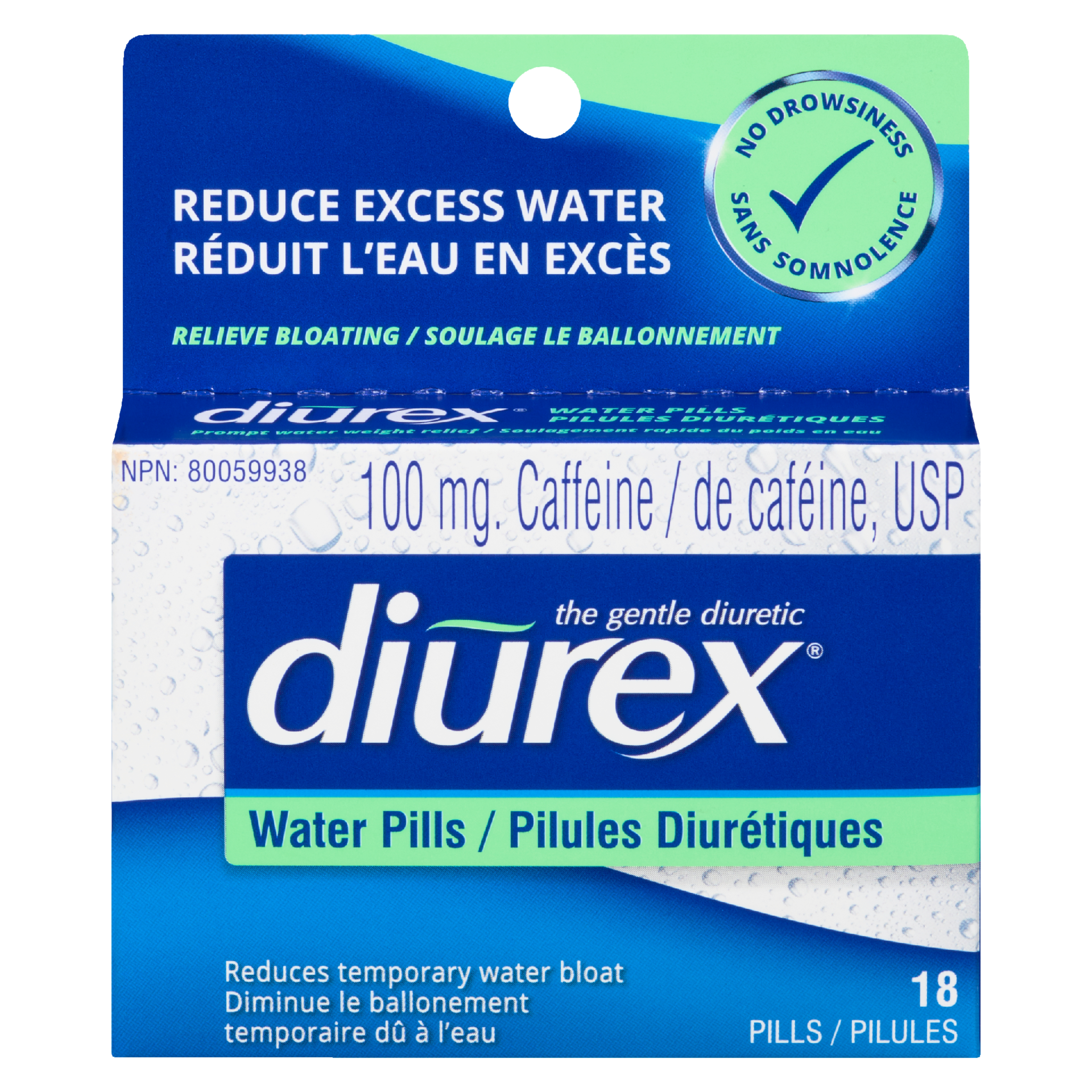 Diurex Water Pills 18 Pills