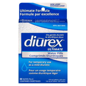 Diurex Water Pills Ultimate Formula 60 Water Pills