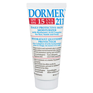 Dormer 211 Daily Protective Skin Moisturizer SPF 15 UVA UVB 60 ml