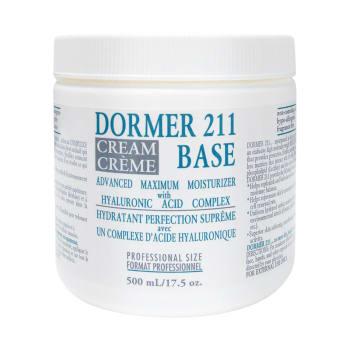 Dormer 211 Cream Advanced Maximum Moisturizer with Hyaluronic Acid Complex Professional Size 500 ml