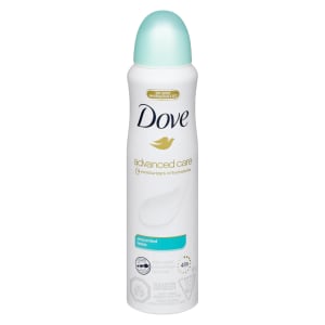 Dove Advanced Care Dry Spray Antiperspirant Unscented 107 g