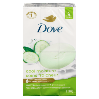Dove Beauty Bar with Cucumber & Green Tea Scent Cool Moisture 6 Bars x 106 g