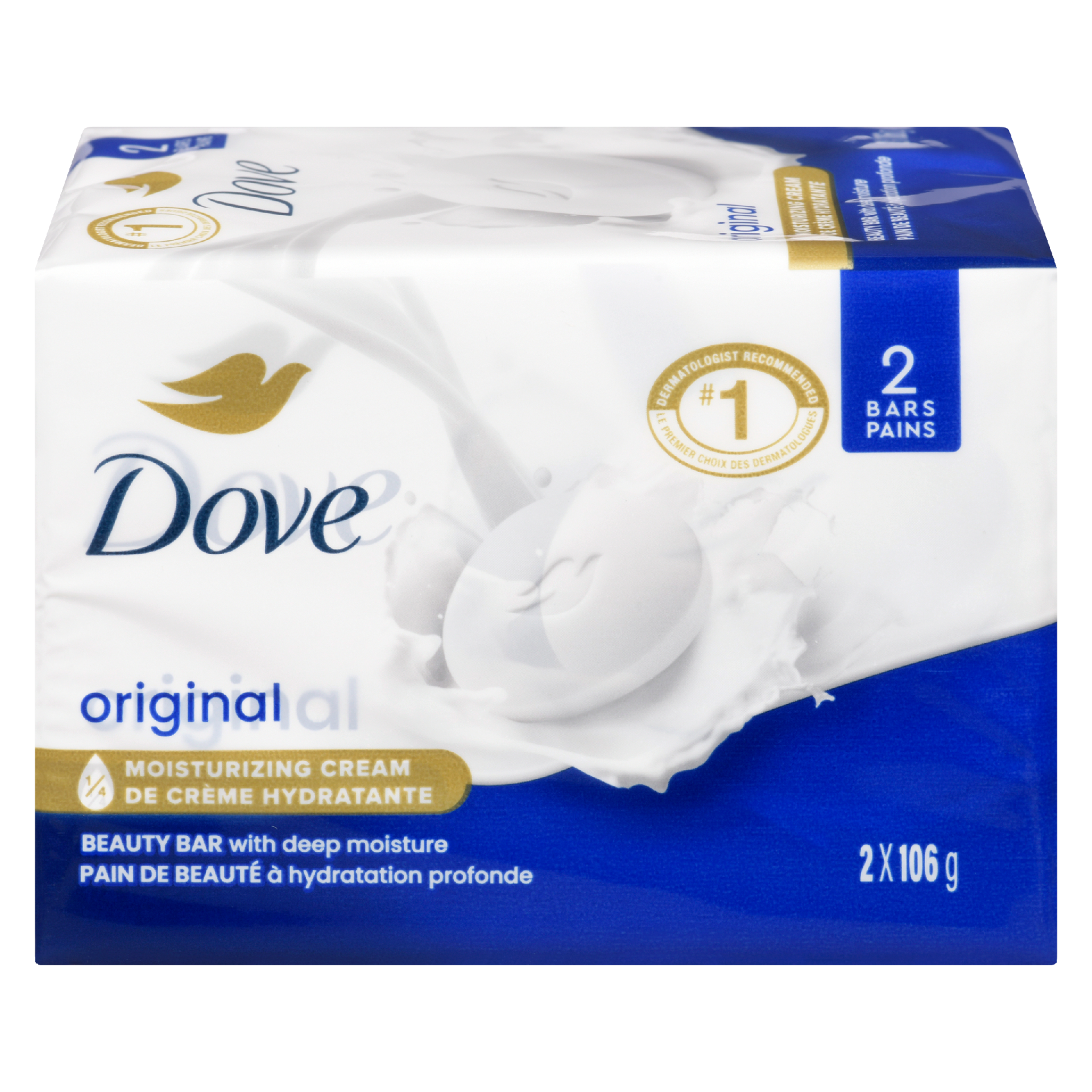 Dove Beauty Bar with Deep Moisture Original 2 Bars x 106 g
