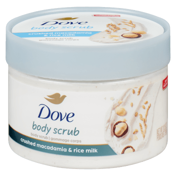 Dove Body Scrub Crushed Macadamia & Rice Milk 298 g