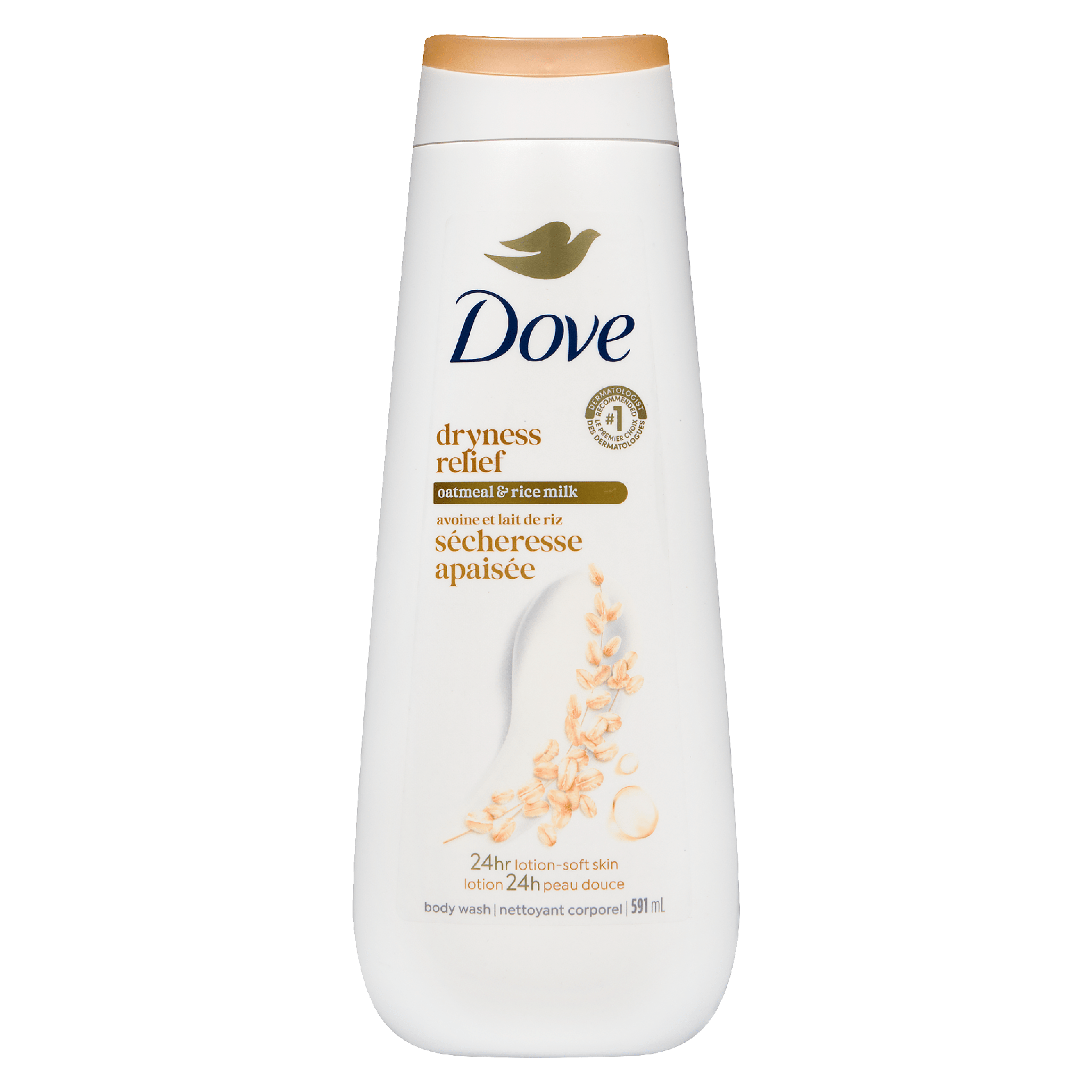 Dove Body Wash Dryness Relief Oatmeal & Rice Milk 591 ml