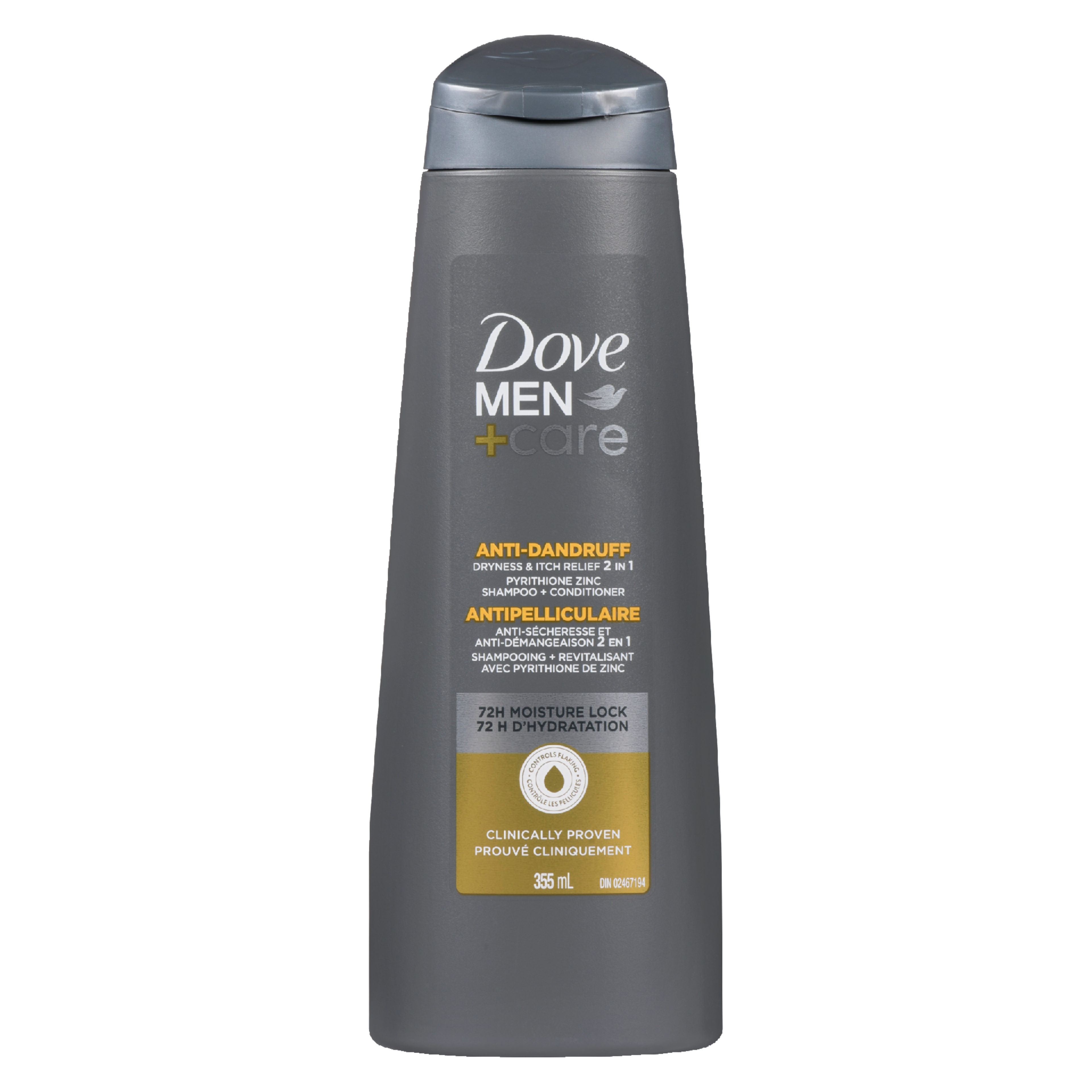 Dove Men+Care Pyrithione Zinc Shampoo + Conditioner Anti-Dandruff 355 ml