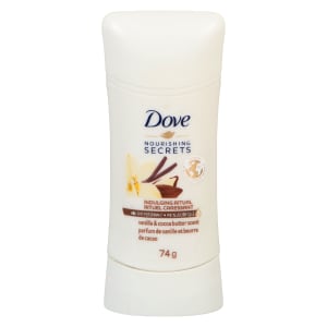 Dove Nourishing Secrets 48h Antiperspirant Indulging Ritual Vanilla & Cocoa Butter Scent 74 g
