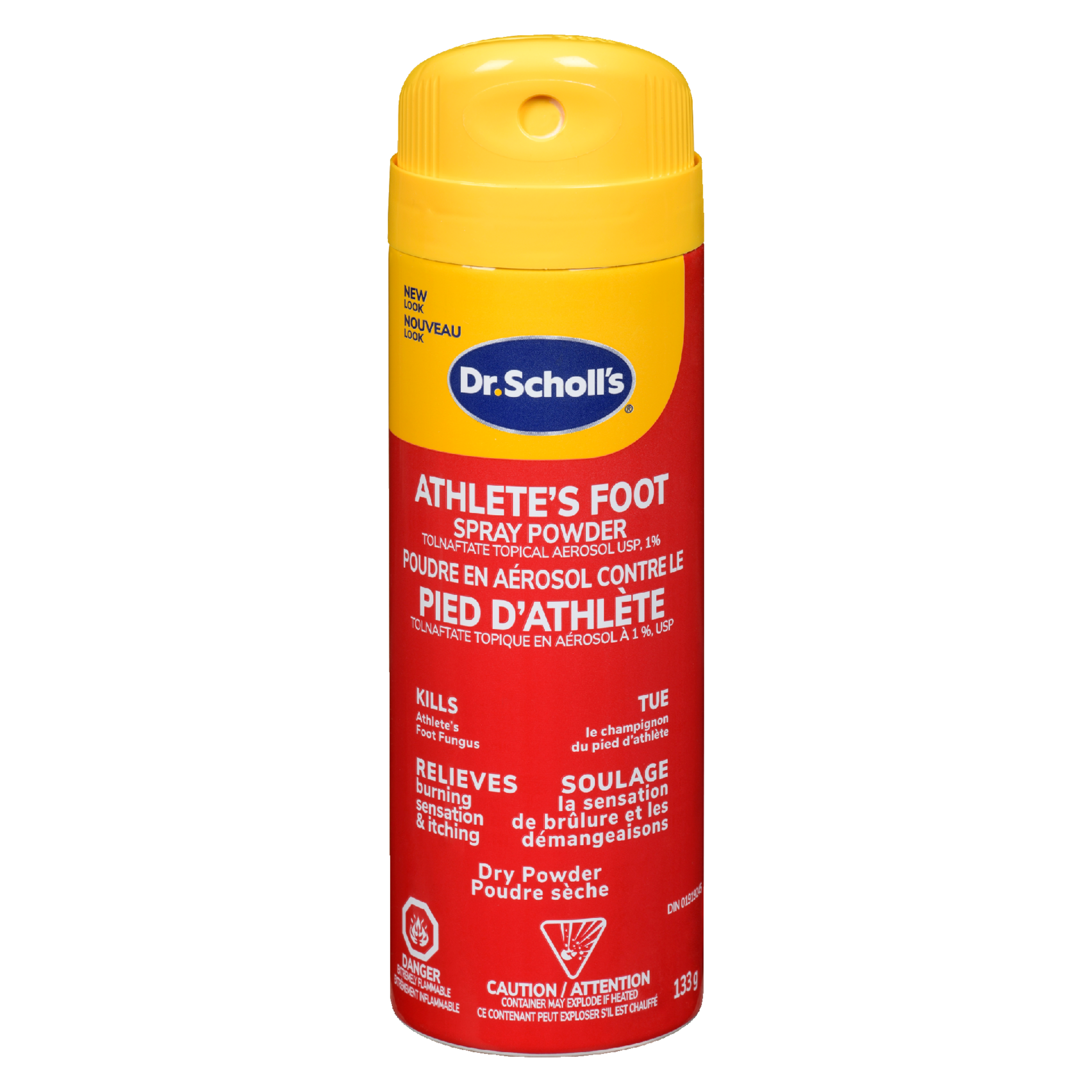 Dr. Scholl's Athlete's Foot Spray Powder Dry Powder 133 g