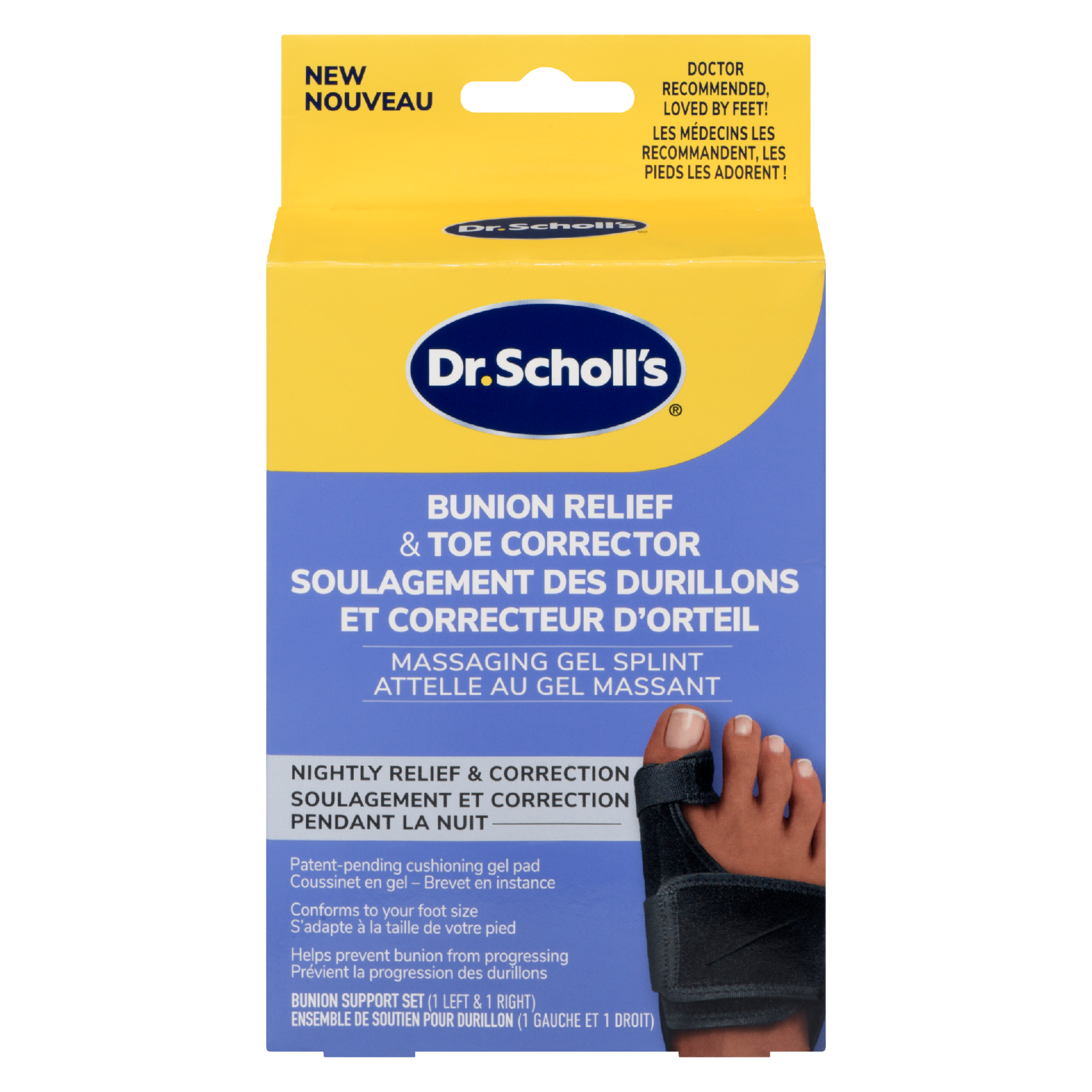 Dr.Scholl's Bunion Relief & Toe Corrector