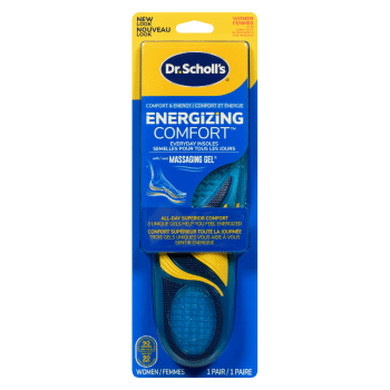 Dr.Scholl's Comfort & Energy Energizing Comfort Everyday Insoles with Massaging Gel Women 6-10 1 Pair