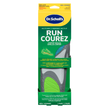 Dr. Scholl's Comfort Insoles Active Run Men 8-14 1 Pair