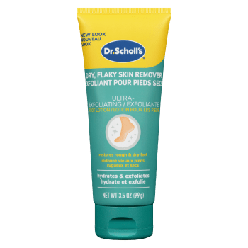 Dr. Scholl's Foot Lotion Dry, Flaky Skin Remover Ultra-Exfoliating 99 g