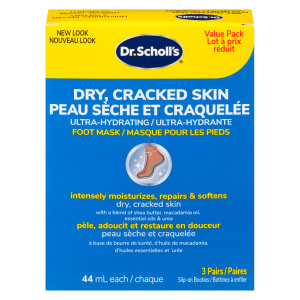 Dr. Scholl's Foot Mask Ultra-Hydrating Unisex Value Pack 3 Pairs