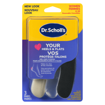 Dr. Scholl's Heel Liner Cushions Your Heels & Flats Women 6-10 3 Pairs