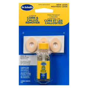 Dr. Scholl's Liquid Corn & Callus Remover 3 Cushions 9.8 ml