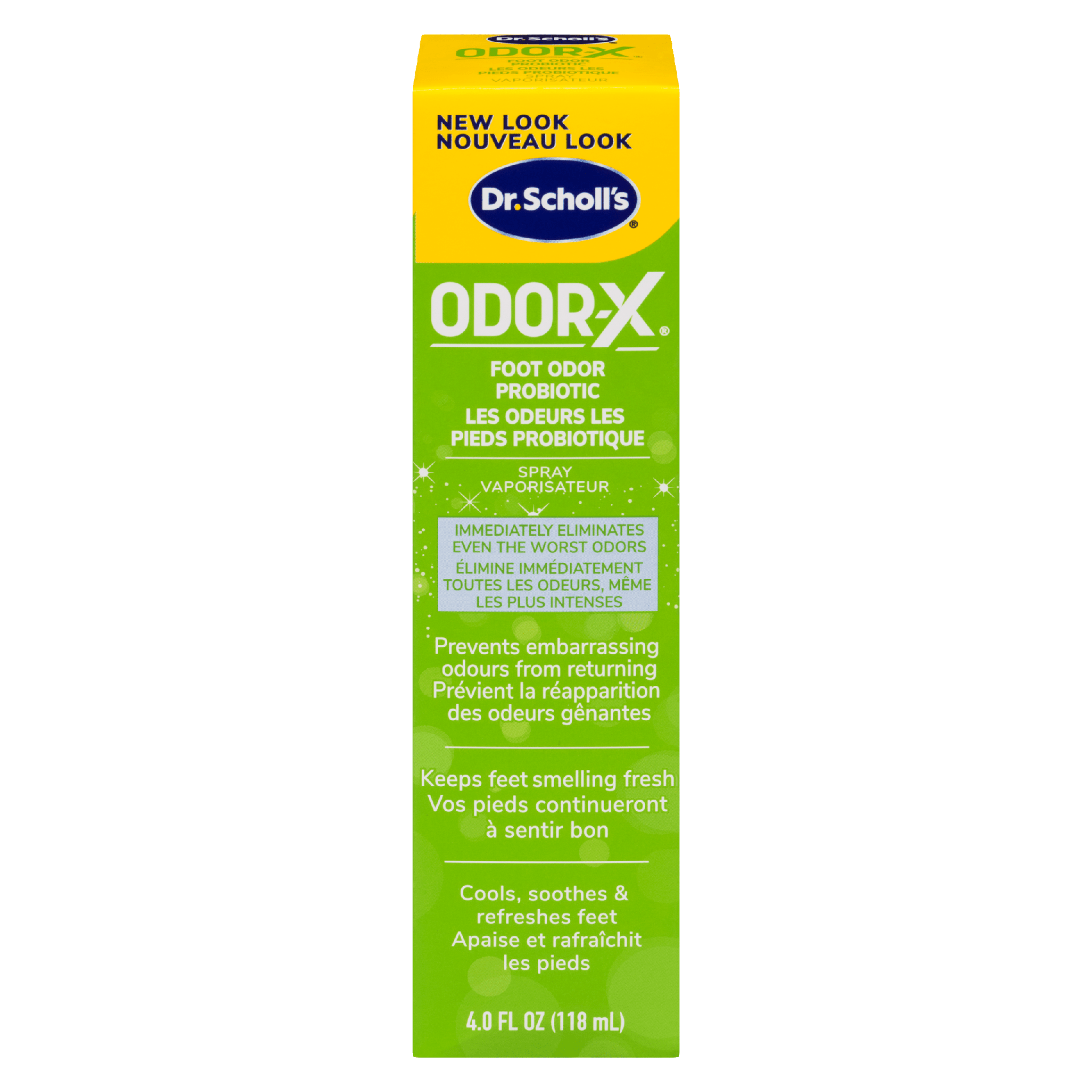 Dr. Scholl's Odor-X Foot Odor Probiotic Spray 118 ml