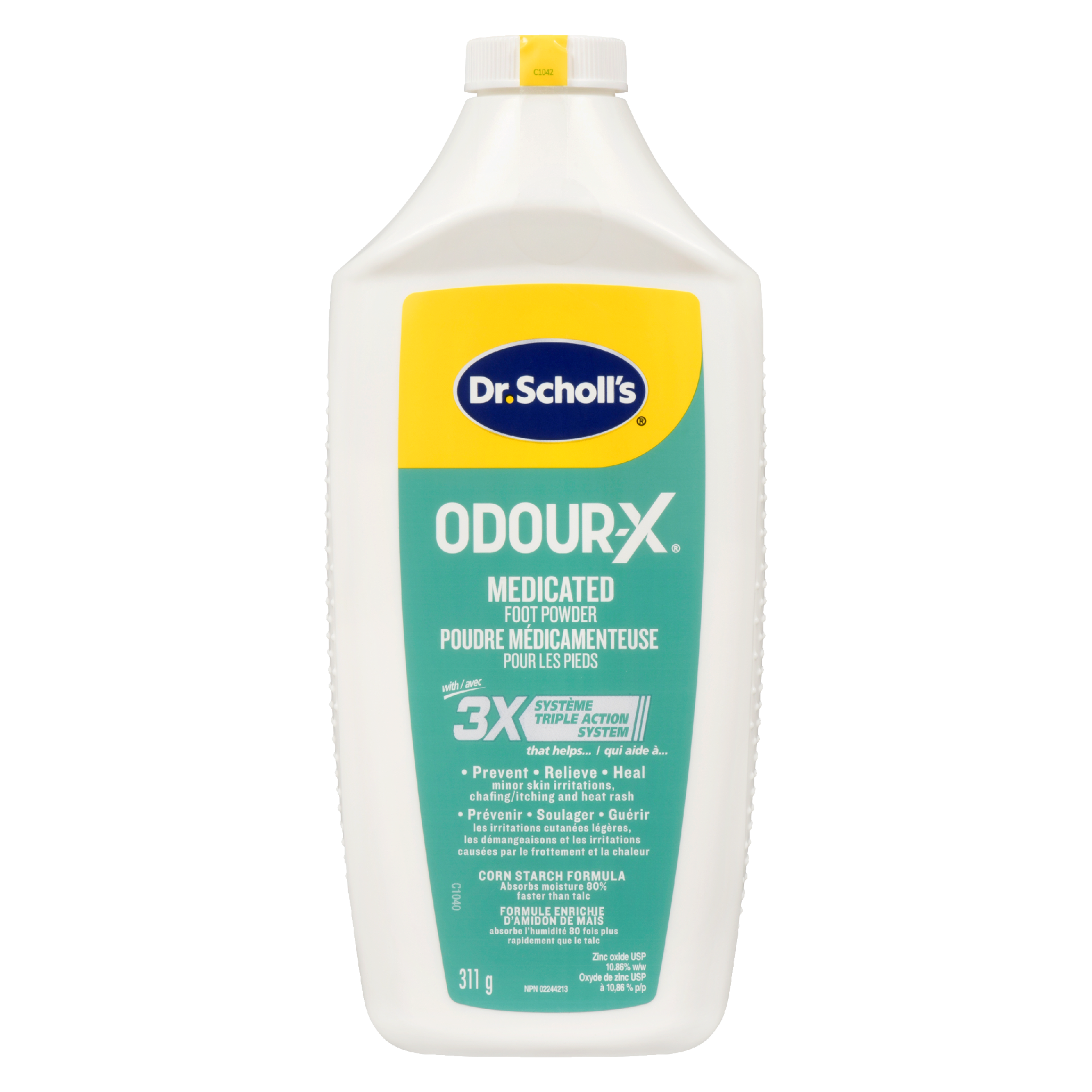 Dr. Scholl's Odour-X Medicated Foot Powder 311 g