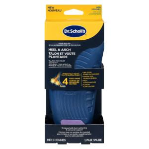 Dr. Scholl's Pain Relief Heel & Arch All-Day Pain Relief Orthotics Men 8-12 1 Pair