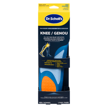 Dr. Scholl's Pain Relief Knee All-Day Pain Relief Orthotics Men 8-14 1 Pair