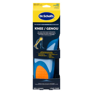 Dr. Scholl's Pain Relief Knee All-Day Pain Relief Orthotics Men 8-14 1 Pair