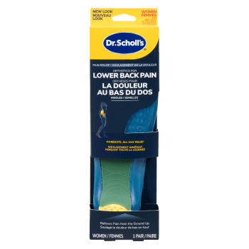 Dr. Scholl's Pain Relief Orthotics for Lower Back Pain Insoles Women 6-10 1 Pair