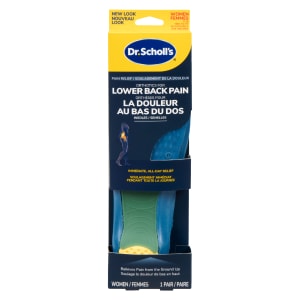 Dr. Scholl's Pain Relief Orthotics for Lower Back Pain Insoles Women 6-10 1 Pair