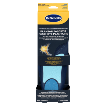 Dr. Scholl's Pain Relief Plantar Fasciitis All-Day Pain Relief Orthotics Men 8-13 1 Pair