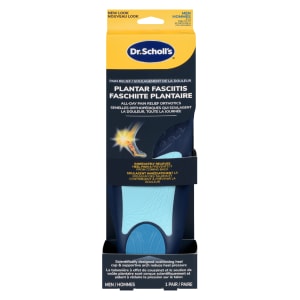 Dr. Scholl's Pain Relief Plantar Fasciitis All-Day Pain Relief Orthotics Men 8-13 1 Pair