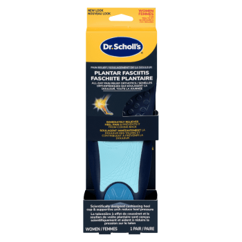 Dr. Scholl's Pain Relief Plantar Fasciitis All-Day Pain Relief Orthotics Women 6-10 1 Pair