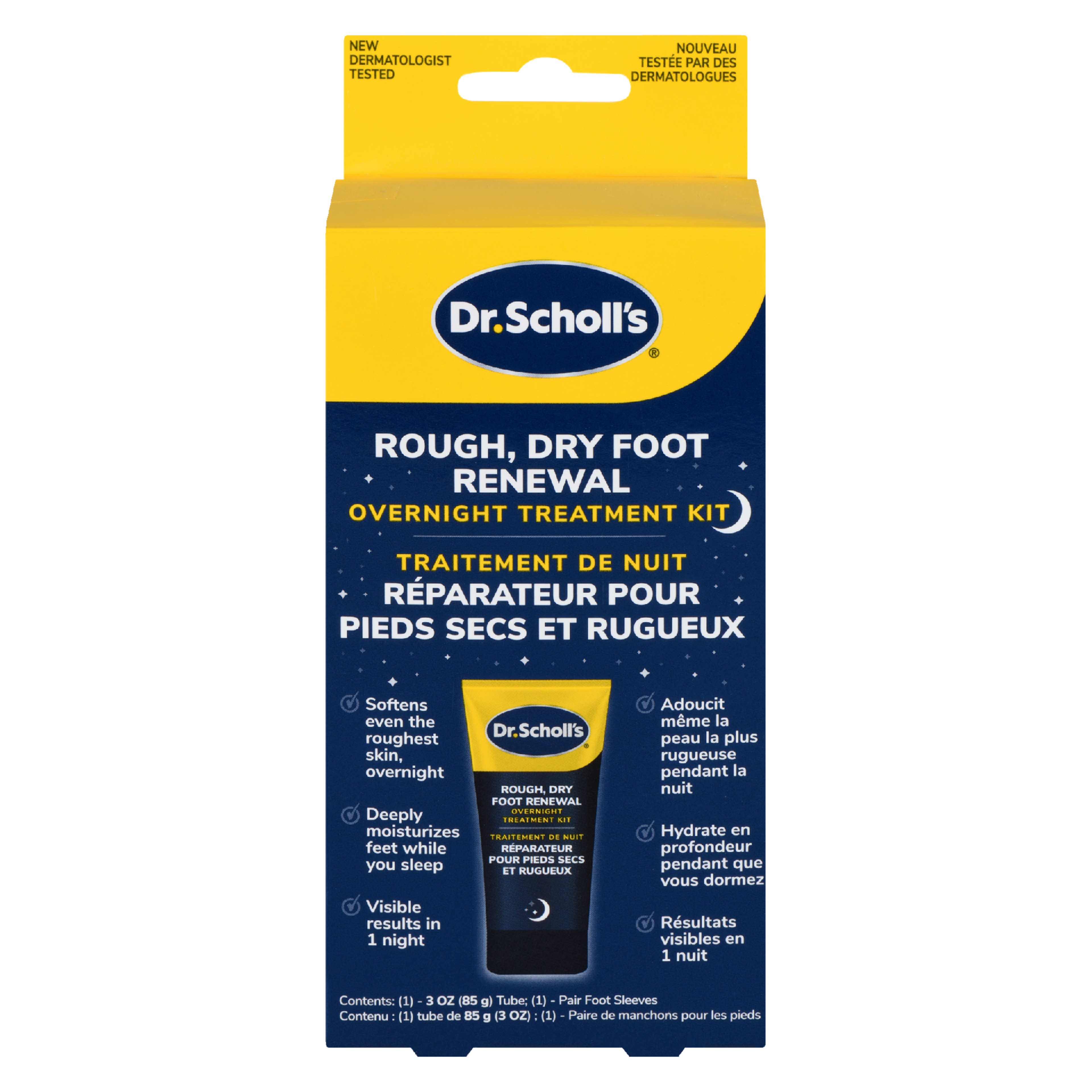 Dr. Scholl's Rough, Dry Foot Renewal Overnight Treatment Kit