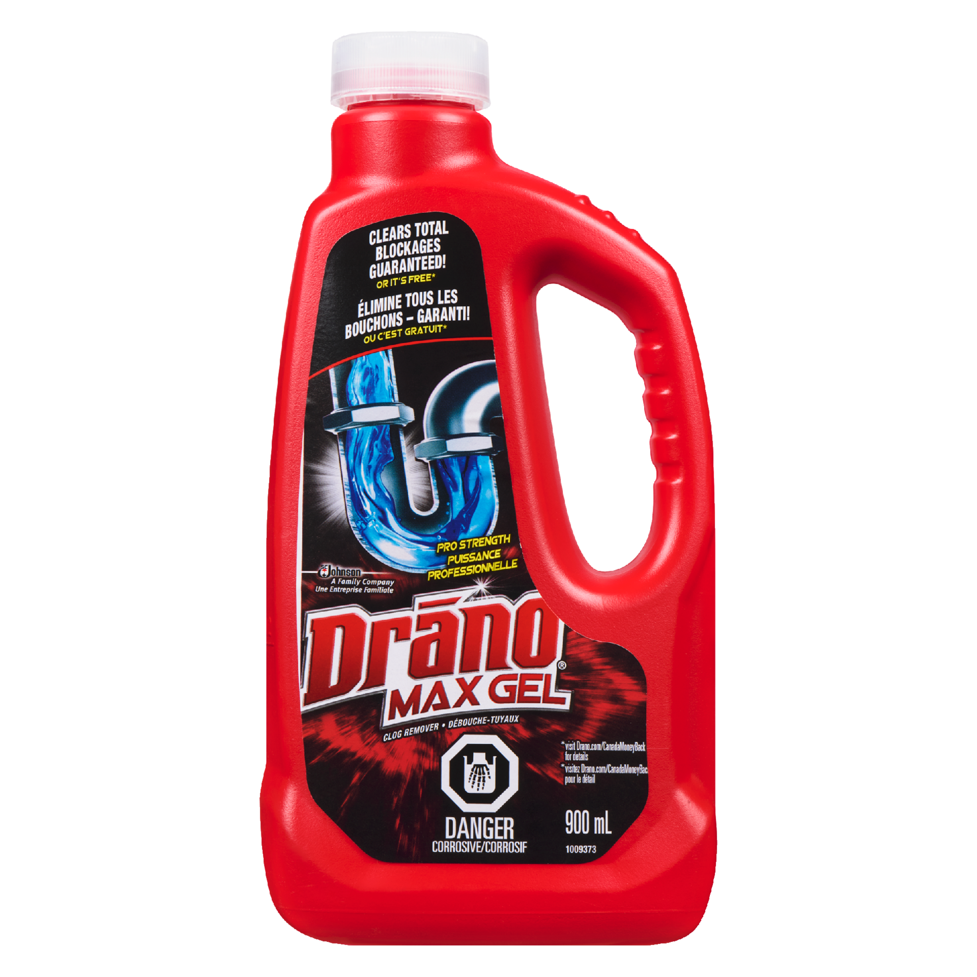Drano Max Gel Clog Remover Max Gel Pro Strength 900 ml